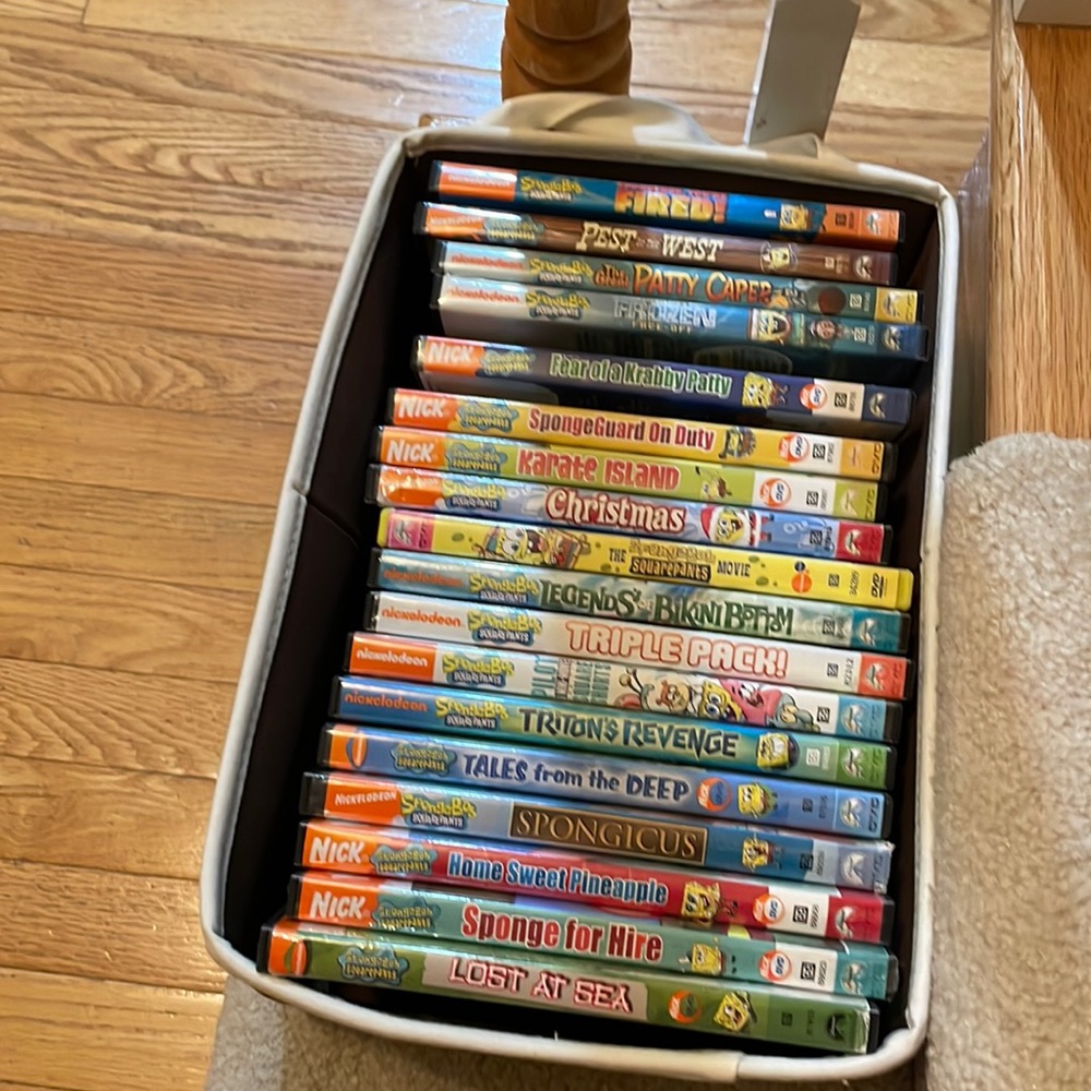 Collection of Sponge Bob SquarePants DVD’s 18 total